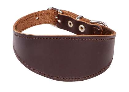 Collare in Cuoio per Levriero Brown 49cm