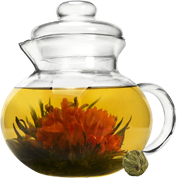 Primula 40-Ounce Blossom Glass Teaport